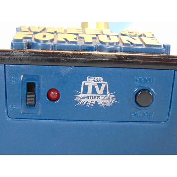 Wheel of Fortune TV Plug N Play Game Jakks Pacific Video Plug and Play (Tested) - Picture 8 of 13